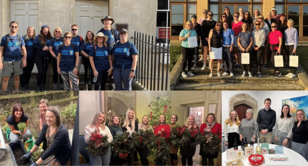 A collage of the Awdry Law team