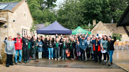 to Wiltshire and Bath Air Ambulance Charity group photo